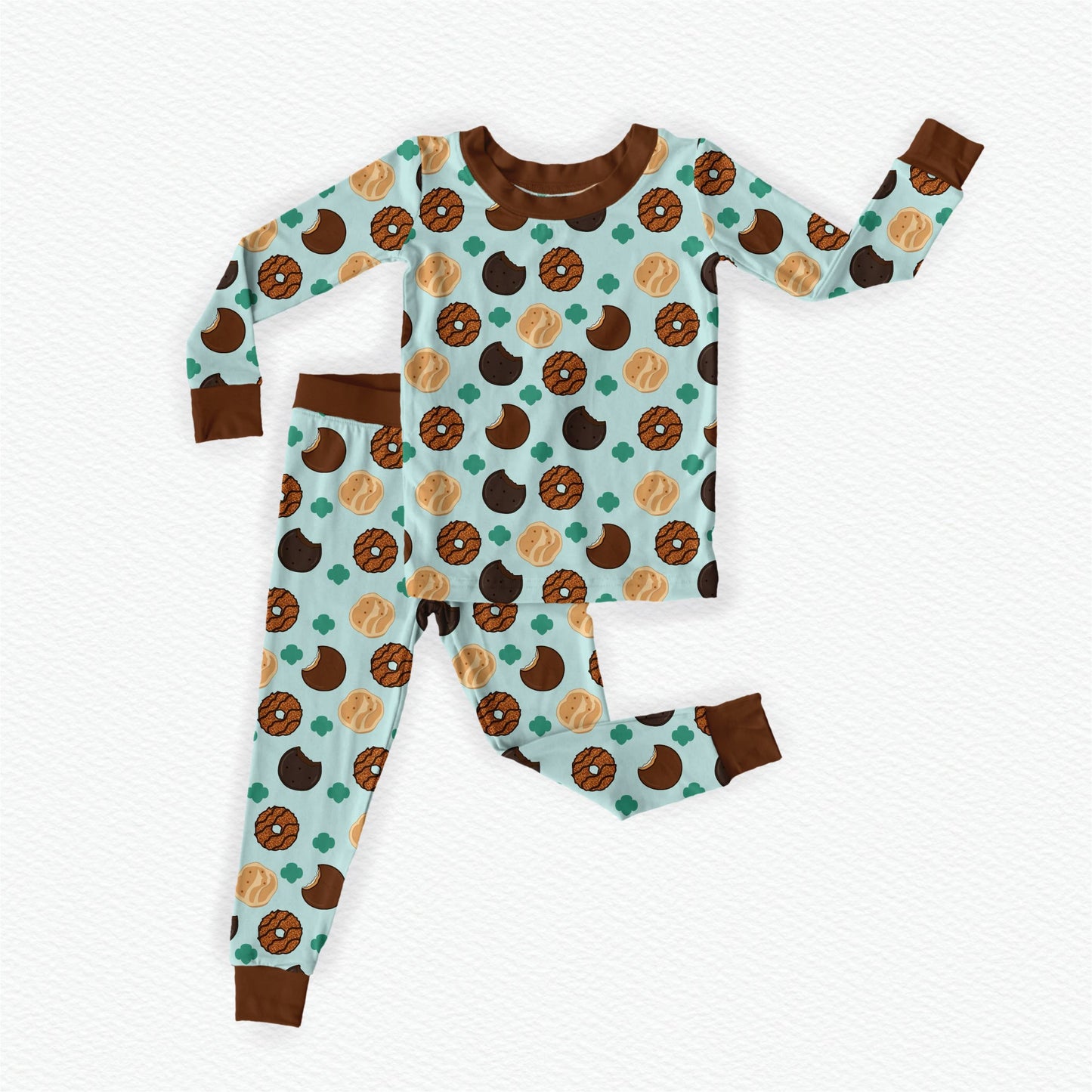 Girl Scouts Bamboo Long Sleeve Two Piece Pajama Set