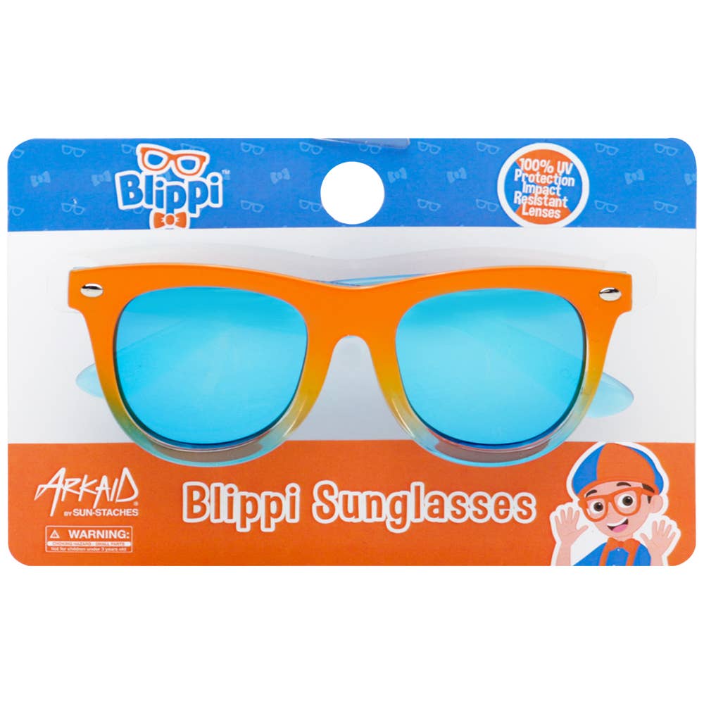 Licensed Kids Arkaid Blippi Orange and Blue Wayfarer