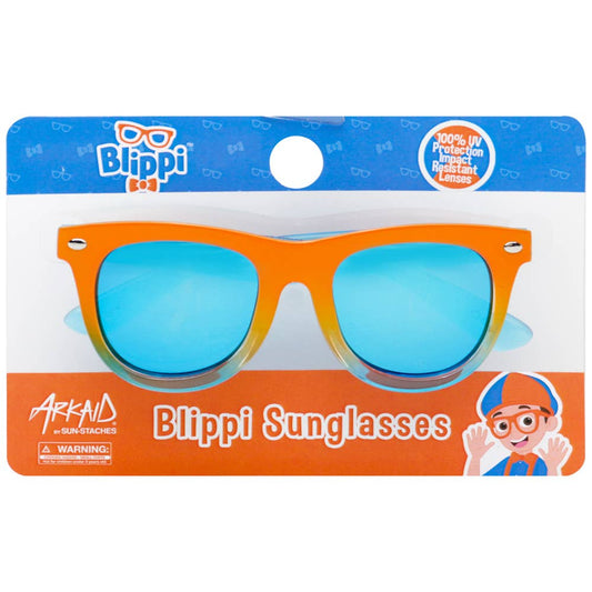 Licensed Kids Arkaid Blippi Orange and Blue Wayfarer