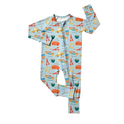 New York Friends Bamboo Zippy Pajamas