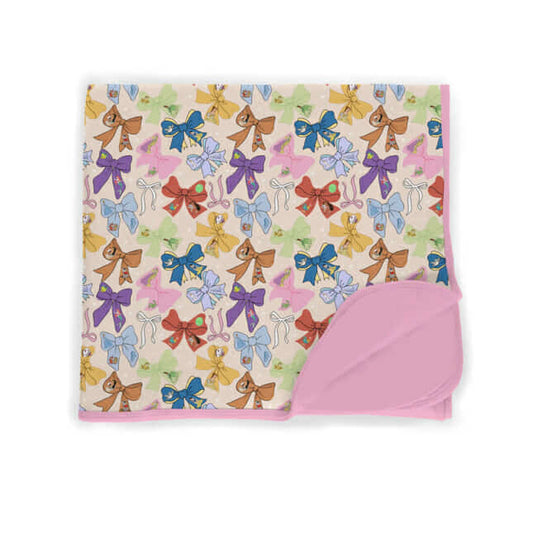 Princess Bows Bamboo Blanket