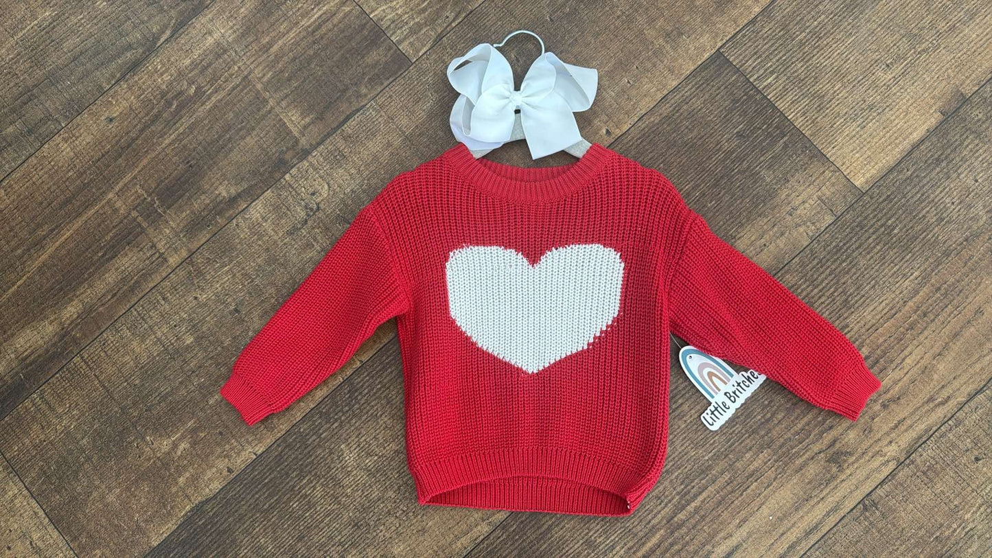 Heart Valentine Knitted Sweater