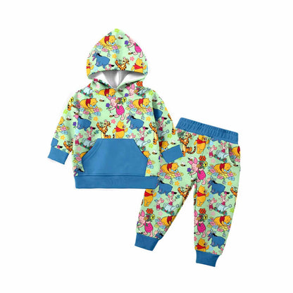 Honey Bear Easter Bamboo Hoodie & Jogger Set