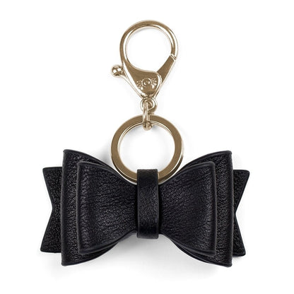 Itzy Ritzy Black Boss Bow™ Keychain Charm