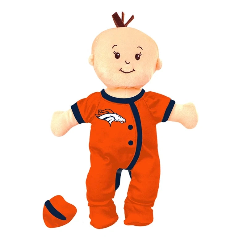 Baby Fanatic & Baby Stella - Denver Broncos NFL Wee Baby Fan Doll