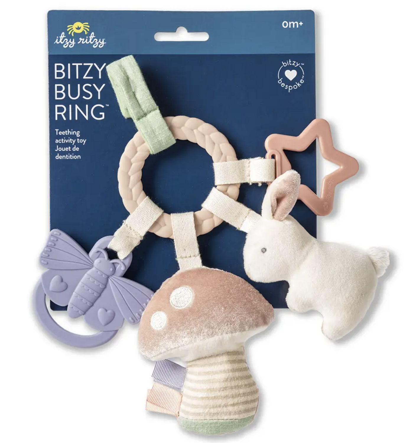 Itzy Ritzy - Bitzy Busy Ring Teething Activity Toy Bunny