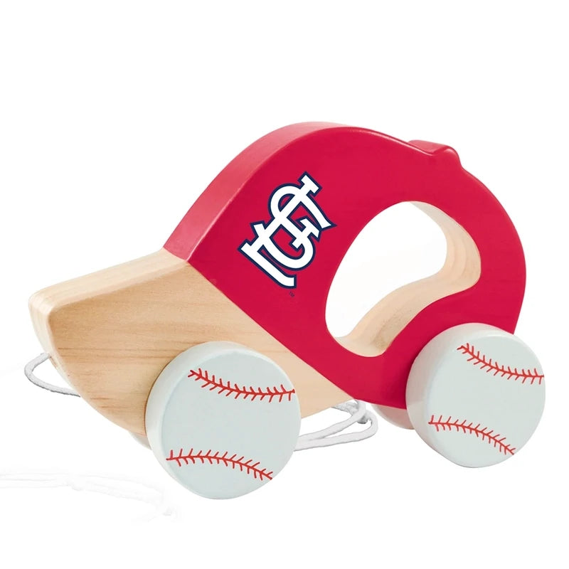 Baby Fanatics - St. Louis Cardinals MLB Wood Push & Pull Baby Toy