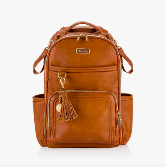 Cognac Boss Plus™ Backpack Diaper Bag