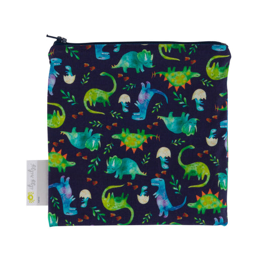 Itzy Ritzy - NEW Raining Dinos Reusable Snack & Everything Bag