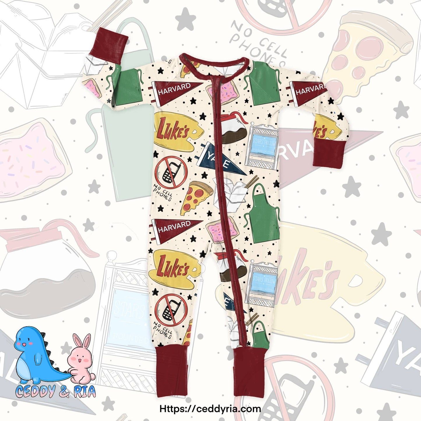 Sitcom Gilmore Bamboo Zippy Pajamas