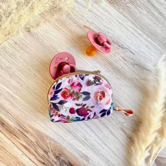 Itzy Ritzy - Everything Pouch for Pacifiers, Coins, and More - Floral