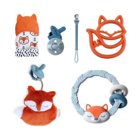 Itzy Ritzy Baby Gift Set- Obsession Fox Collection