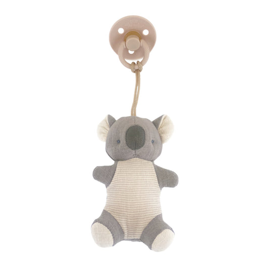 Bitzy Pal Koala Natural Rubber Pacifier & Stuffed Animal - Itzy Ritzy