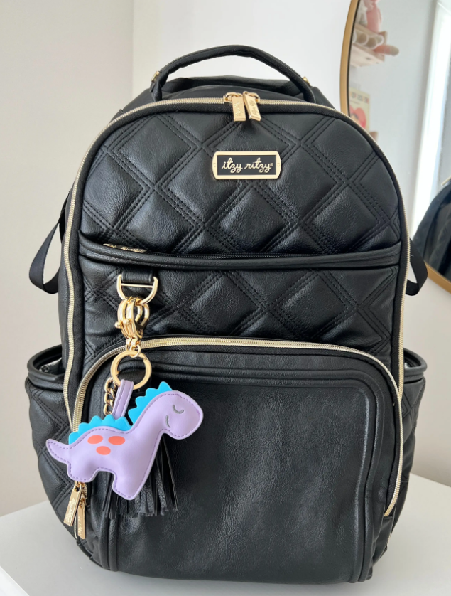 Itzy Ritzy - NEW Lilac Dino Charm Keychain