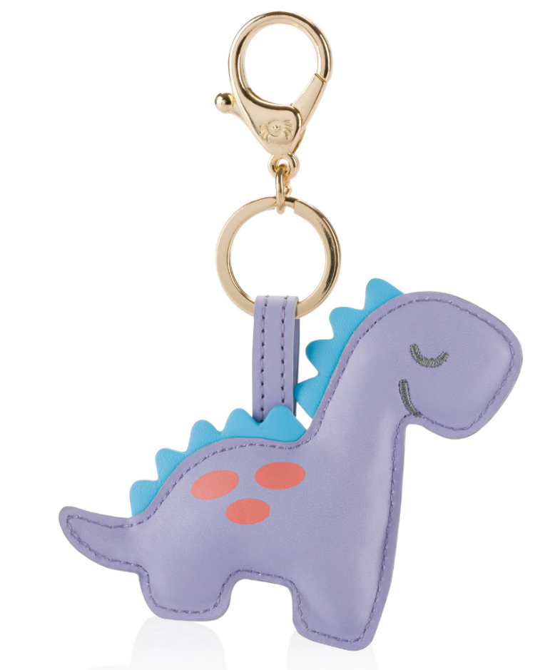 Itzy Ritzy - NEW Lilac Dino Charm Keychain