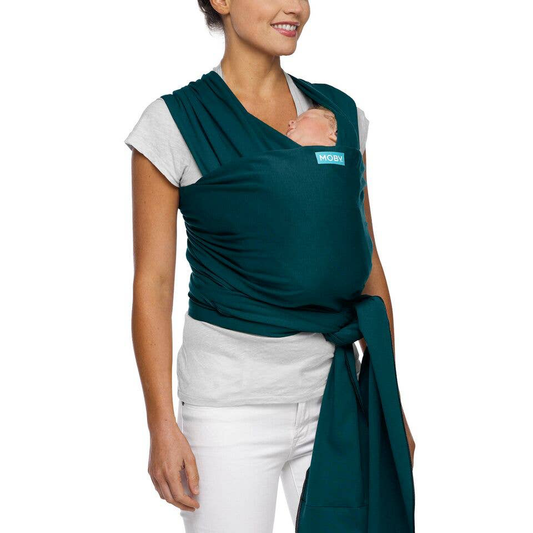 Moby Wrap Baby Carrier- Pacific Green