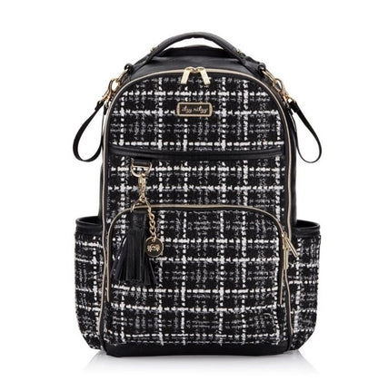 Itzy Ritzy - Boss Backpack Diaper Bag Baby Essentials In Kelly plaid By Itzy Ritzy w/dust cover bag