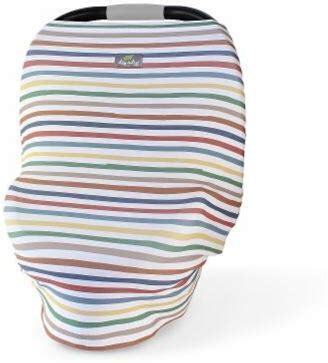 Itzy Ritzy Mom Boss 4-in-1 Multicover - Dusty Rainbow Stripe