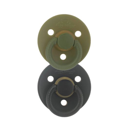 Itzy Soother Camo/Midnight Natural Rubber Pacifiers - Itzy Ritzy