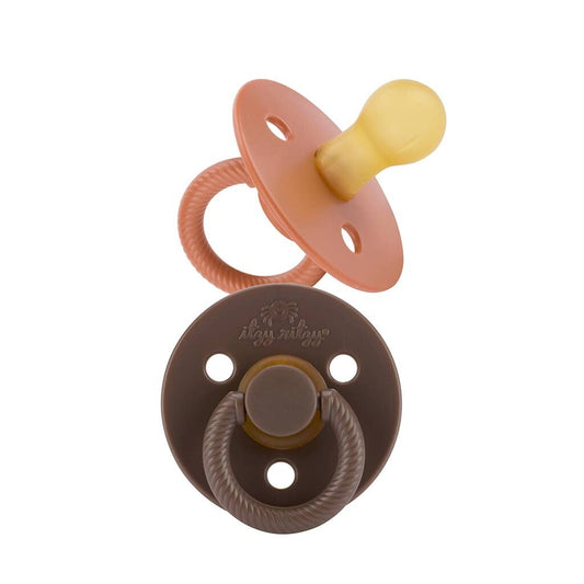 Itzy Soother™ Chocolate/Caramel Natural Rubber Pacifiers - Itzy Ritzy