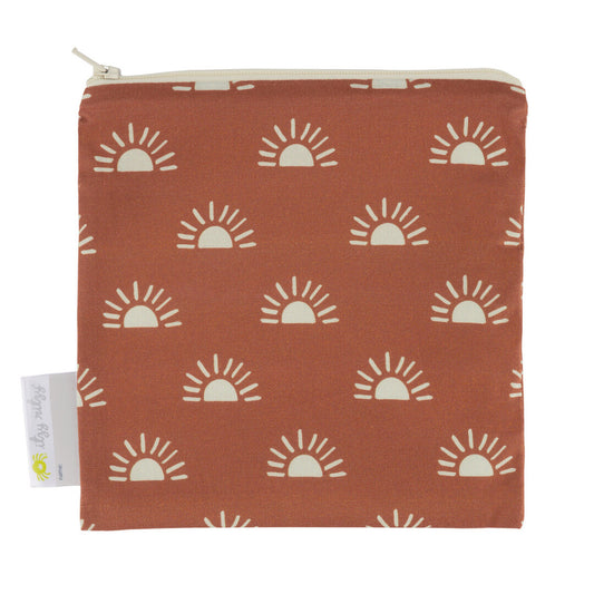 Itzy Ritzy Snack Happens - Terracotta Sunrise Reusable Snack & Everything Bag