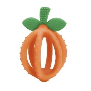 Itzy Ritzy Bitzy Biter™ Teething Ball Baby Teether - Clementine